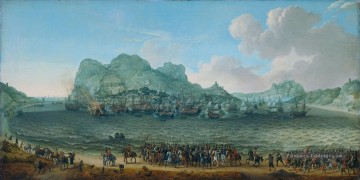 Victoire néerlandaise à la bataille de Gibraltar Adam Willaerts 1617 Batailles navale Peinture à l'huile